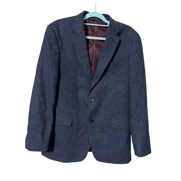 Tommy Hilfiger Sportscoat Jacket Blue Wool Blend - Picture 1 of 15